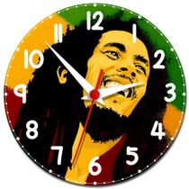 Relógio de Parede do Bob Marley Decoração Relógio de Parede do Bob Marley Decoração