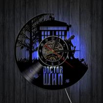 Relógio de parede Doctors Whos Anime Vinyl Disc 30cm Relógio de parede Doctors Whos Anime Vinyl Disc 30cm
