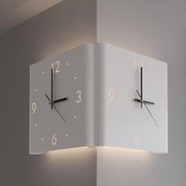 Relógio de parede DQSPDBD com sensor luminoso de decoração moderna de dupla face Relógio de parede DQSPDBD com sensor luminoso de decoração moderna de dupla face