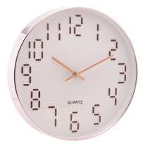 Relógio de Parede em Plástico Quartz 30,5cm x 4,3cm - Lyor Relógio de Parede em Plástico Quartz 30,5cm x 4,3cm - Lyor