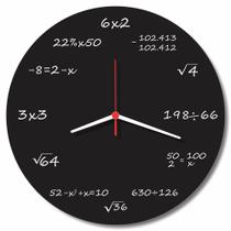 Relogio de Parede Engraçado Equaçoes Matematica Decorativo Presente - RelóGil