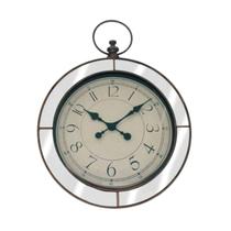 Relógio de Parede Espelhado Roma Vintage Luxo Quartz 43cm