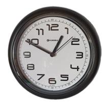 Relogio De Parede Eurora Cozinha Sala Preto 6517