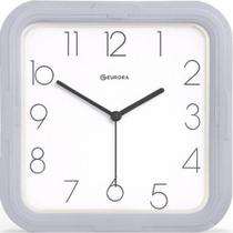 Relógio De Parede Eurora Ref: 6550-205 Cinza Quadrado