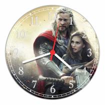 Relógio De Parede Filme Séries Thor Love And Thunder Cinema Quartz Tamanho 40 Cm RC052 Relógio De Parede Filme Séries Thor Love And Thunder Cinema Quartz Tamanho 40 Cm RC052