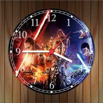 Relógio De Parede Filme Star Wars Cinema Quartz Tamanho 40 Cm RC018