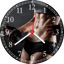 Relógio De Parede Fitness Academias Musculação Fisiculturismo Quartz Tamanho 40 Cm RC003 Relógio De Parede Fitness Academias Musculação Fisiculturismo Quartz Tamanho 40 Cm RC003