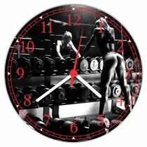 Relógio De Parede Fitness Pilates Educação Física Decorações Interior