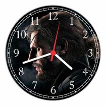 Relógio De Parede Game Metal Gear Solid Jogos Decoração Quartz - Vital Quadros