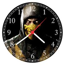 Relógio De Parede Game Mortal Kombate Jogos - Vital Quadros Do Brasil