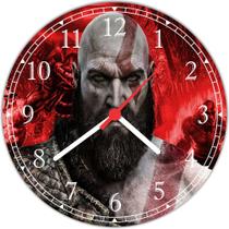 Relógio De Parede Games God of War Jogos Quartz Tamanho 40 Cm RC001