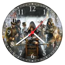 Relógio De Parede Games Jogos Assassins Creed - Vital Quadros