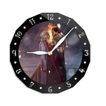 Relógio de parede Games of Thrones Daenerys Jon Snow Anime 30cm