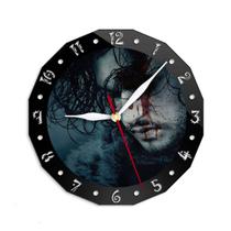 Relógio de parede Games of Thrones Jon Snow Silent 15cm Glass Relógio de parede Games of Thrones Jon Snow Silent 15cm Glass