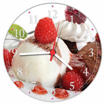 Relógio De Parede Gourmet Doces Confeitarias Restaurantes Quartz Tamanho 40 Cm RC025 Relógio De Parede Gourmet Doces Confeitarias Restaurantes Quartz Tamanho 40 Cm RC025