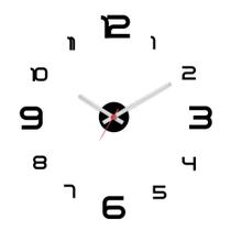 Relógio De Parede Grande 3d Luxo Adesivo Decoração Casa Escr - Intempo Design
