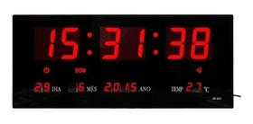 Relógio De Parede Grande Led Digital P/ Academia Hospital - Lelong