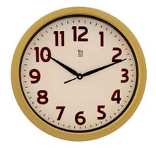 Relógio de Parede Grande Redondo Bege - YN Clock