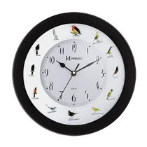 Relógio de Parede Herweg 6370-035 Preto Canto dos Pássaros