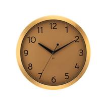 Relógio De Parede Herweg Alumínio Dourado 6735