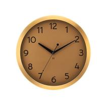 Relógio de Parede Herweg Alumínio Dourado 6735