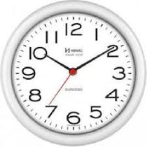 Relógio de Parede Herweg Branco Ponteiro Continuo 22cm