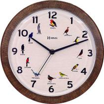 Relógio De Parede Herweg Canto Pássaros Brasileiros 6658-323