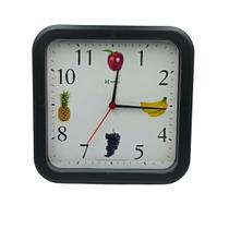Relógio de Parede - Herweg - Frutas - 23cm - Preto - 660049