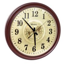 Relógio de Parede Herweg Quartz Analógico Ipê 6468 - 084
