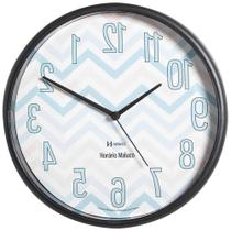 Relógio De Parede Herweg Ref: 660059-034 Preto Horário Maluco Relógio De Parede Herweg Ref: 660059-034 Preto Horário Maluco