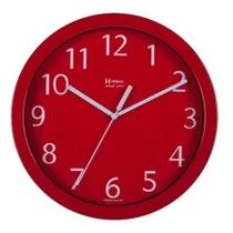 Relógio De Parede Herweg Ref: 6718-044 Alumínio Vermelho