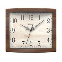 Relógio de parede Herweg Retangular 6903-323 Madeira (Base pintada a mão)