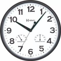 Relógio De Parede Herweg Termômetro Higrômetro 660072