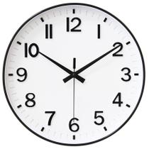 Relógio de parede HZDHCLH branco analógico de 30 cm silencioso sem tique-taque Relógio de parede HZDHCLH branco analógico de 30 cm silencioso sem tique-taque