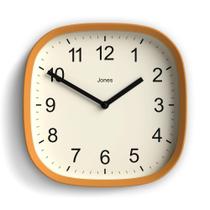 Relógio de parede JONES CLOCKS Sprite Modern Retro 25 cm amarelo