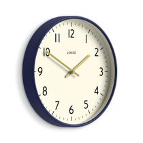 Relógio de Parede JONES CLOCKS Studio 30 cm Azul Marinho Escuro