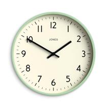Relógio de parede JONES CLOCKS Studio Modern 30 cm Neo Mint Green Relógio de parede JONES CLOCKS Studio Modern 30 cm Neo Mint Green