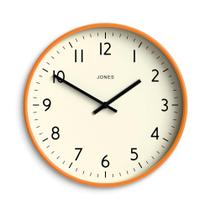 Relógio de parede JONES CLOCKS Studio Modern 30cm laranja Relógio de parede JONES CLOCKS Studio Modern 30cm laranja