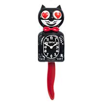 Relógio de Parede Kit Cat Klock Crimson Royale Heart Eyes