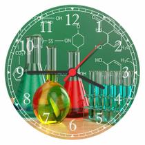 Relógio De Parede Laboratório Ciências Química