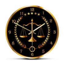 Relógio de parede Law Firm Art Anime Silent Non Ticking 30cm Relógio de parede Law Firm Art Anime Silent Non Ticking 30cm