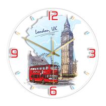 Relógio de parede London Big Ben Design 30 cm, sem tique-taque, silencioso Relógio de parede London Big Ben Design 30 cm, sem tique-taque, silencioso