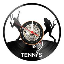 Relógio De Parede Lp Jogo Tennis Esporte Decoração Tênis Relógio De Parede Lp Jogo Tennis Esporte Decoração Tênis