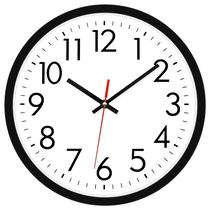 Relógio de parede Lumuasky Silent Non-Ticking 30 cm de quartzo preto