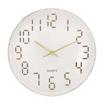 Relógio De Parede Lyor 30,5cm Em Plástico Quartz Relógio De Parede Lyor 30,5cm Em Plástico Quartz
