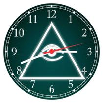 Relógio De Parede Maçonaria Illuminati Olho Pirâmide Lojas Salas Quartos Quartz Tamanho 40 Cm RC000 Relógio De Parede Maçonaria Illuminati Olho Pirâmide Lojas Salas Quartos Quartz Tamanho 40 Cm RC000