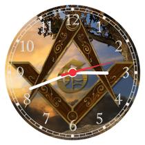 Relógio De Parede Maçonaria Illuminati Olho Pirâmide Lojas Salas Quartos Quartz Tamanho 40 Cm RC001 Relógio De Parede Maçonaria Illuminati Olho Pirâmide Lojas Salas Quartos Quartz Tamanho 40 Cm RC001