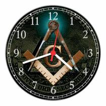 Relógio De Parede Maçonaria Illuminati Olho Pirâmide Lojas Salas Quartos Quartz Tamanho 40 Cm RC004 Relógio De Parede Maçonaria Illuminati Olho Pirâmide Lojas Salas Quartos Quartz Tamanho 40 Cm RC004
