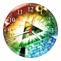 Relógio De Parede Maçonaria Maçons Decoração Quartz