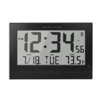 Relógio de parede MARATHON Atomic com luz de fundo automática de 25 cm Relógio de parede MARATHON Atomic com luz de fundo automática de 25 cm